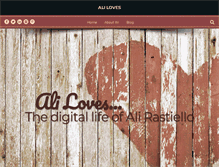 Tablet Screenshot of aliloves.com